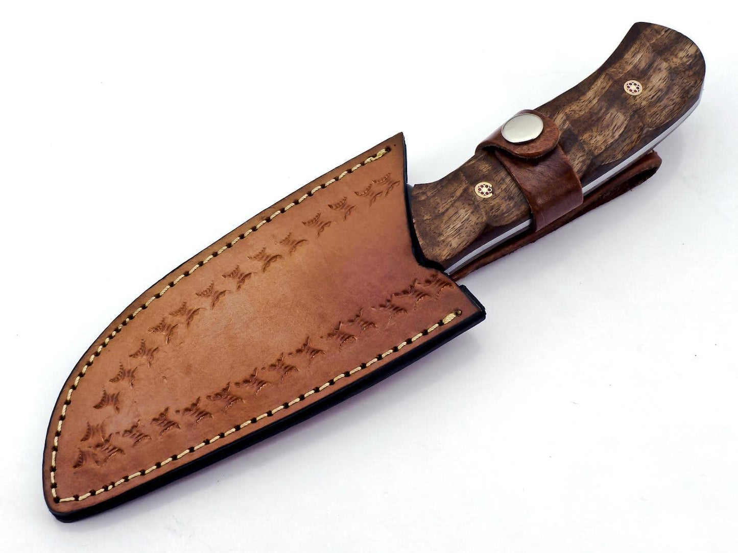 BK-780 Handmade D2 Stainless steel 10 Inches Hunting knife- Beautiful Walnut wood Handle.