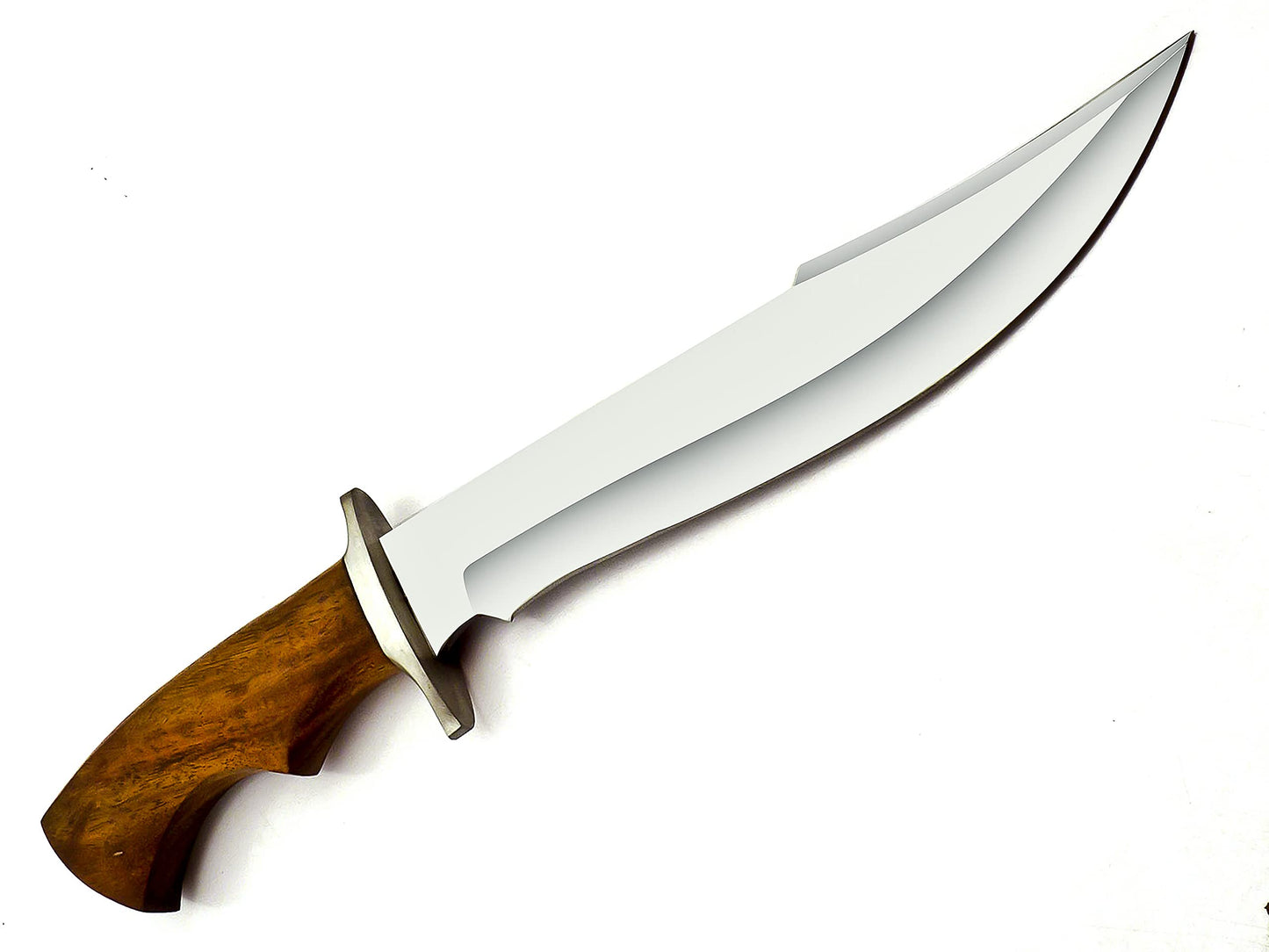 Handmade D2 Stainless Steel 15 Inches Hunting Knife BK-778 - Beautiful Rose Wood Handle