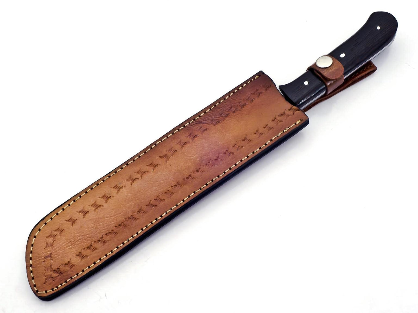 BK-782 Handmade Stainless steel 15Inches Full Tang Hunting Knife - Beautiful Wenge Wood Handle