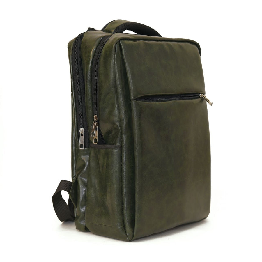 LAPTOP TRAVEL BACKPACK BAG GREEN