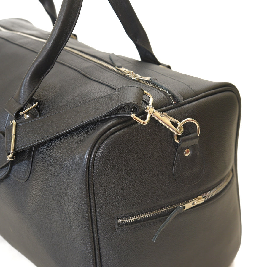 MDB-400 MOXI LEATHER EXTRA LARGE DUFFEL BLACK